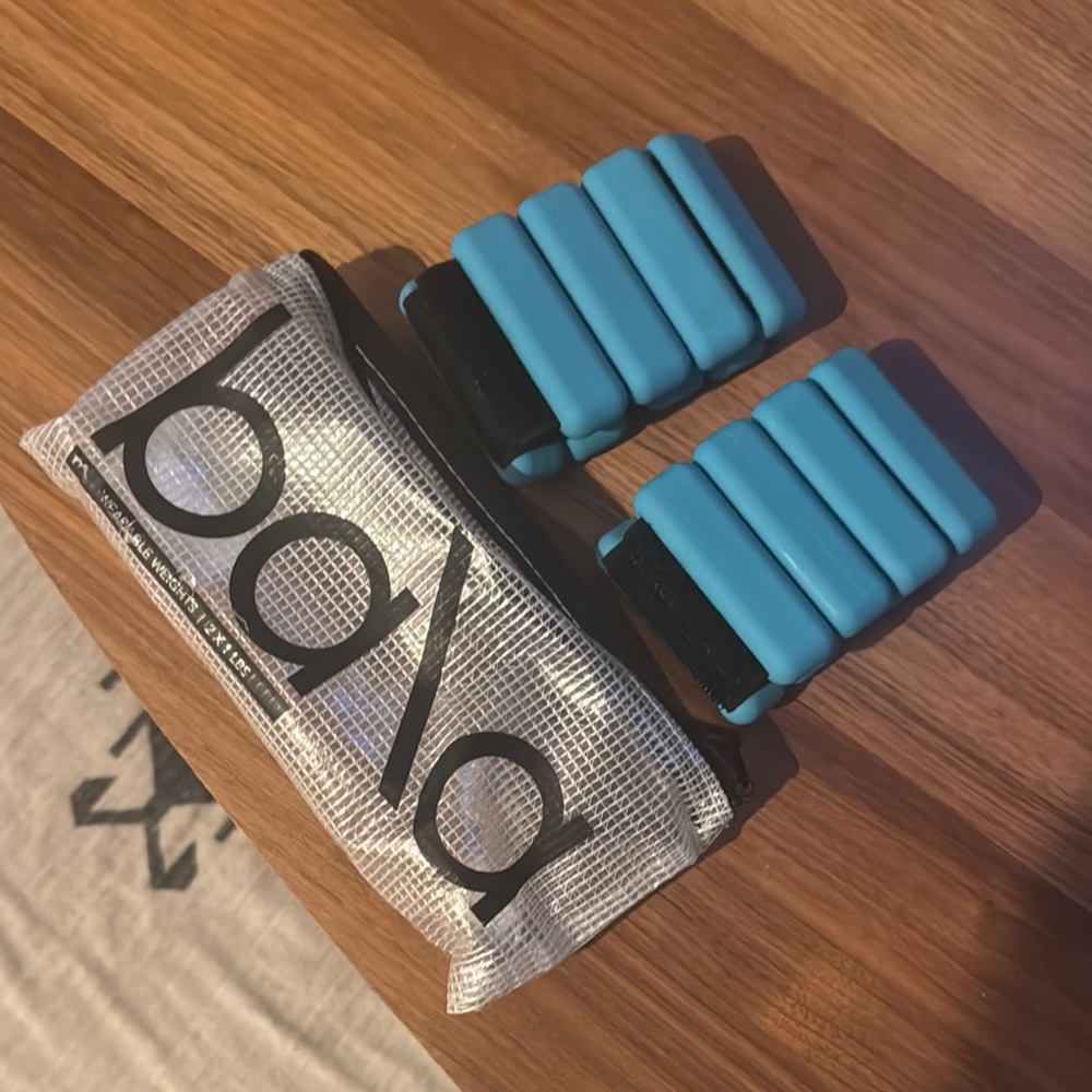 Bala Aqua and Black Fitness Weights